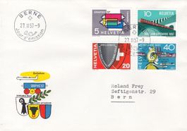Nr. 328-31, auf illustr. FDC, SBK 60.-