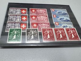 Landesausstellung 1939, postfrisch*, Steckkarte