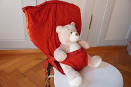 Sack'n Seat Kinder Hochstuhl/Tischsitz rot - Top Zustand