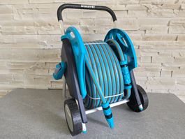 Schlauchwagen inkl. 50 m Gartenschlauch 1/2'' Wasserschlauch