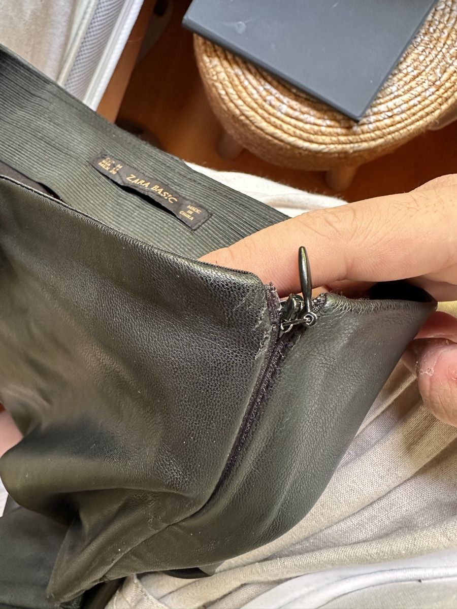Zara Leggings: Zara Basic Faux Leather Leggings - Size M - Fall Look! – Usato da Campocologno venduto da sch_fc87 3