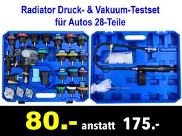 🔴  28-teiliges Kühlsystem Druck- & Vakuum-Testset  /322B