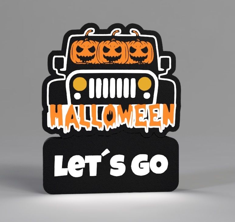Lampade: Lightbox lumière led TRUCK HALLOWEEN – Nuovo (secondo la descrizione) da Vicques venduto da PAMB3D 2