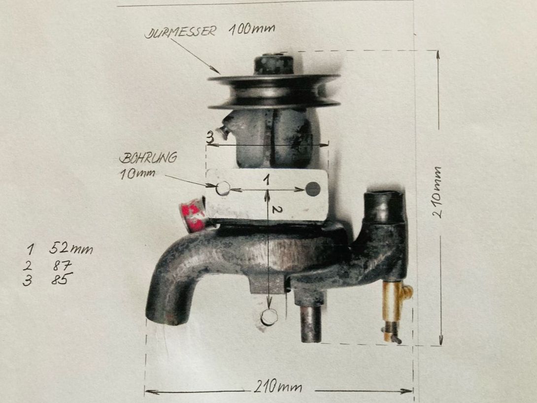 Tutti pezzi di ricambio auto: Wasserpumpe für Oldtimer – Usato da Kaiseraugst venduto da wombat51 8