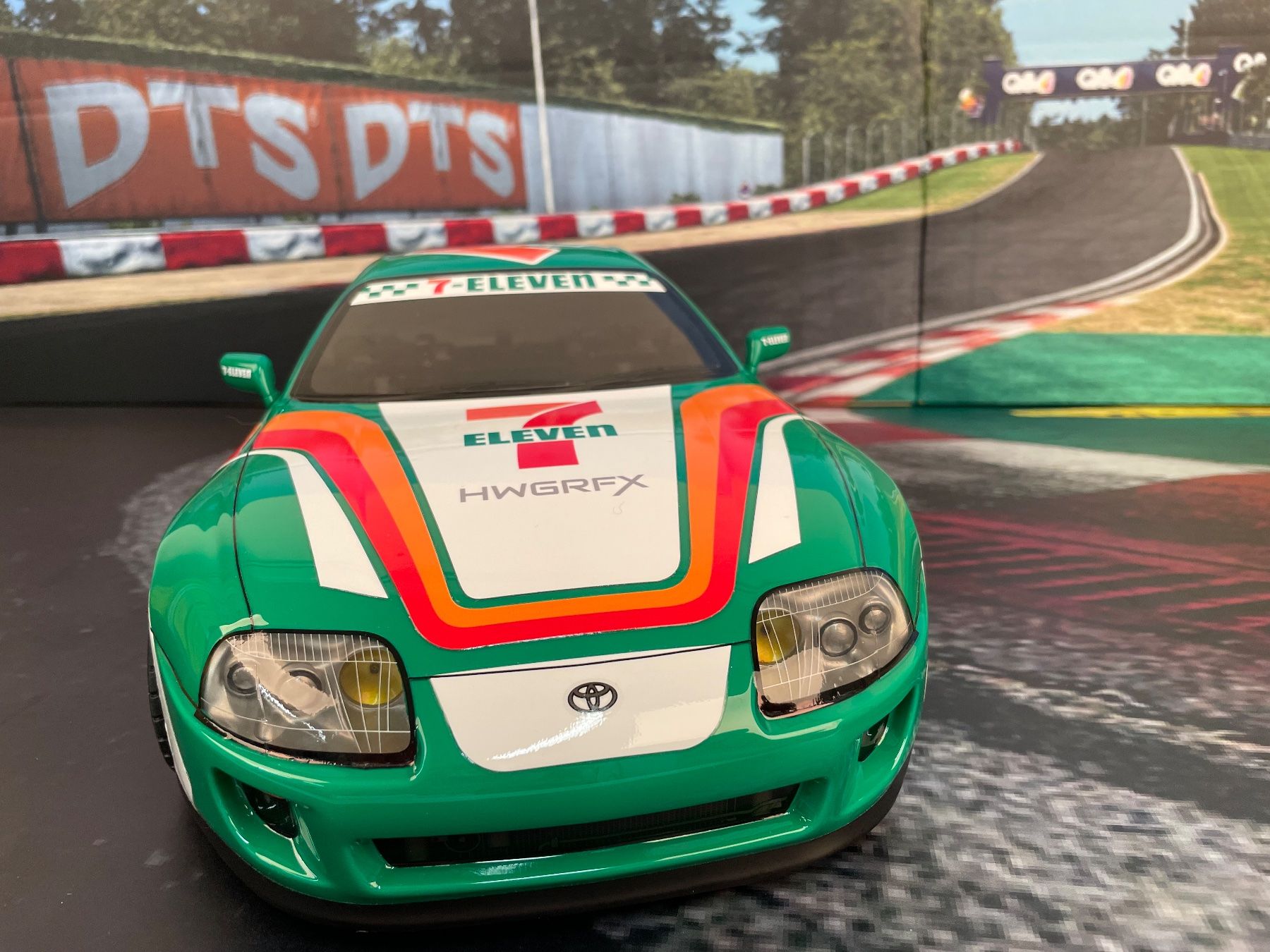 Tamiya Modellismo RC: Tamiya Toyota Supra 7 Eleven – Nuovo (secondo la descrizione) da Uznach venduto da nightcrawler 6