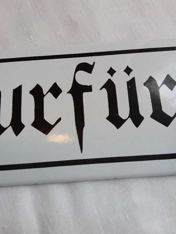Ecriteaux: Emailschild Kurfürstendamm in alter Schrift – D'occasion à Zürich par sanwit 6