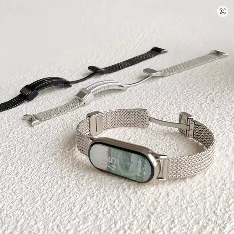 Xiaomi Smartwatch: Magnetarmband aus Edelstahl für Xiaomi Mi Band 10/9/8 – Neu und originalverpackt aus Lausanne von WATCH-WORLD