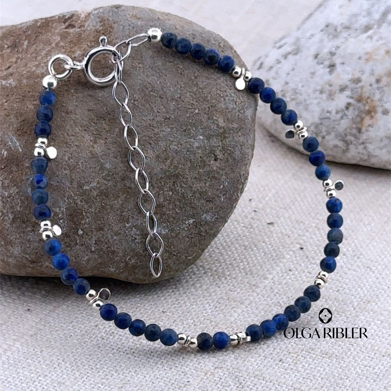 Olga Ribler Bracciali & Braccialetti: Armband mit Lapislazuli – Nuovo (secondo la descrizione) da Luzern venduto da MonikaS03 2