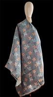 blaugrüner Batikstoff Quilten, Bekleidung  Heimdekoration