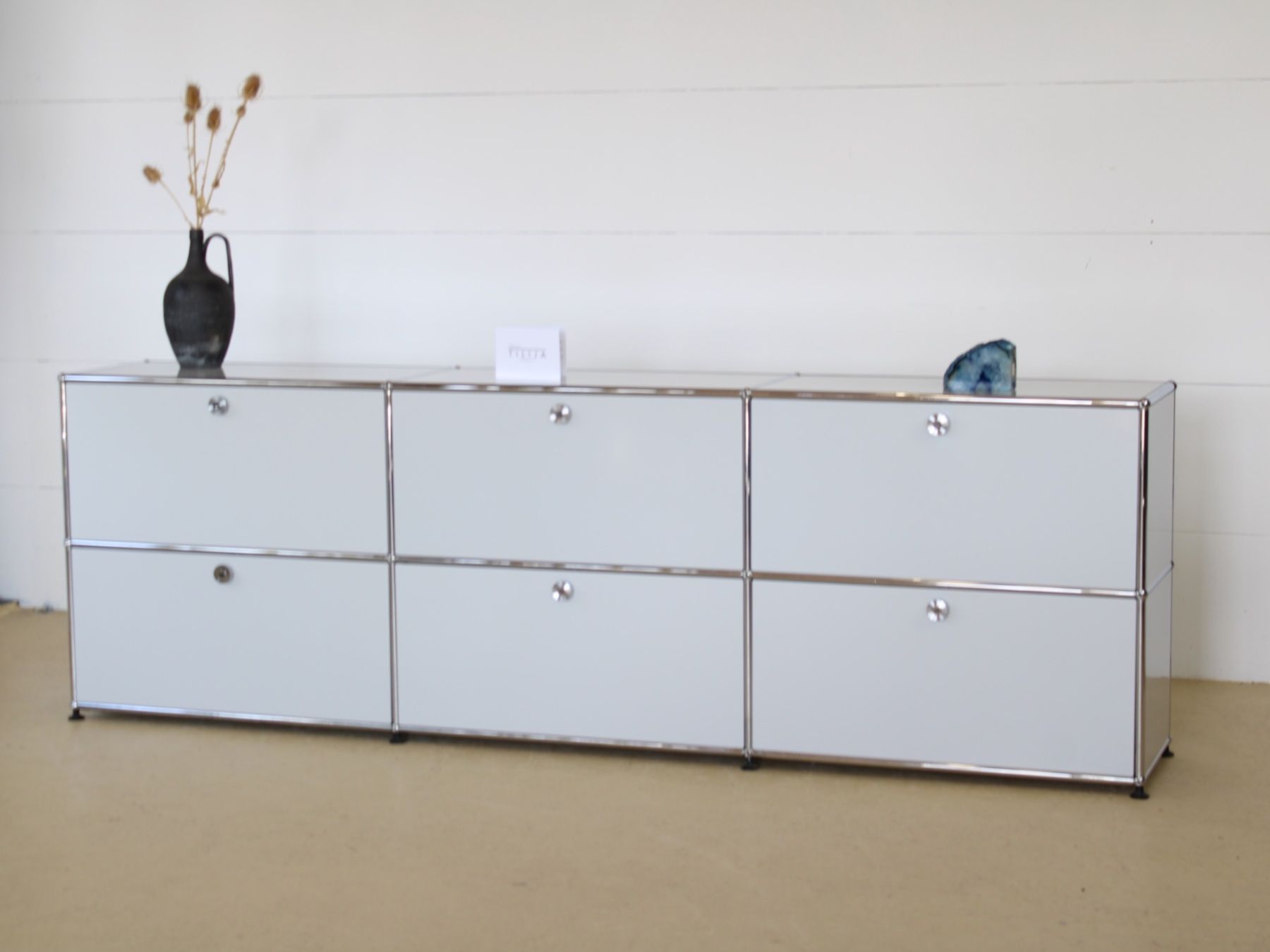 USM Scaffali: USM Sideboard lichtrau, Umbau möglich! – Usato da Meinisberg venduto da atelier_TILIJA 8