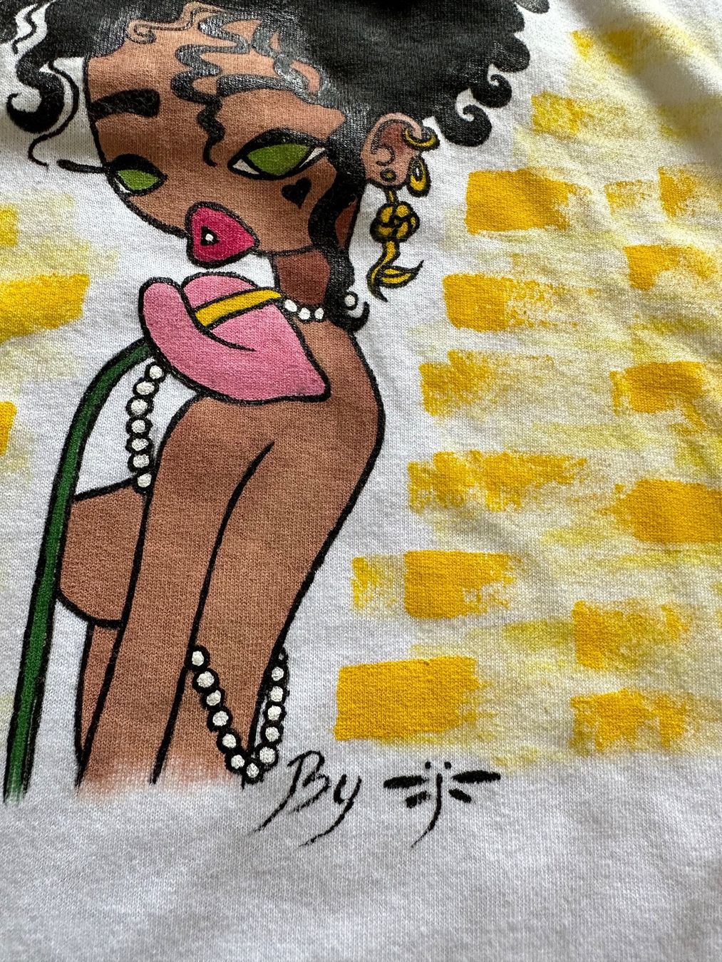 T-shirt: T-shirt hand made – Nuovo (secondo la descrizione) da Schaffhausen venduto da Nadiuna 3