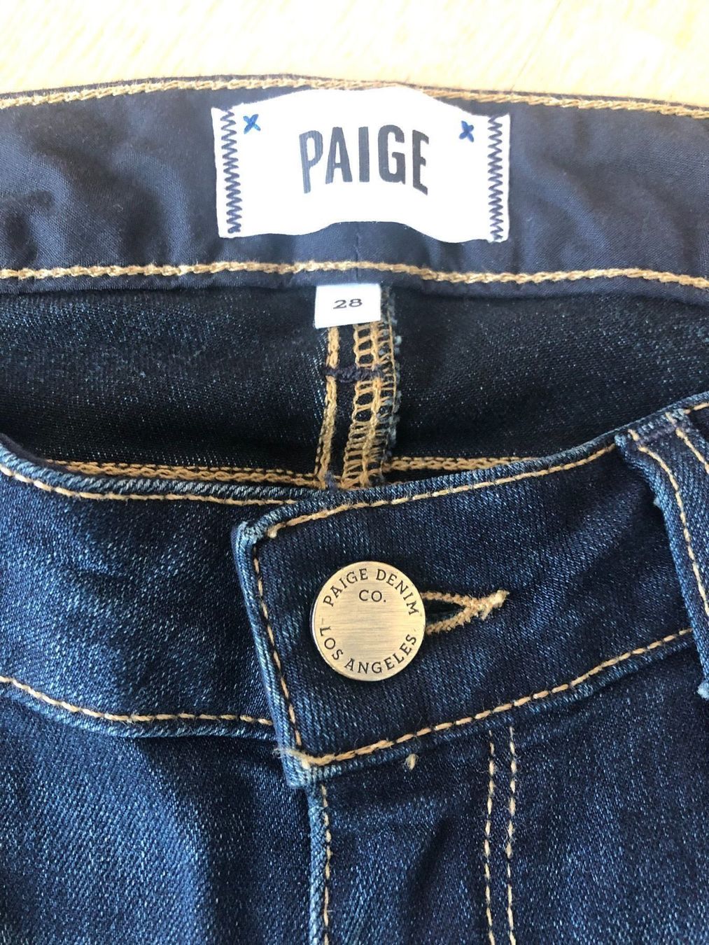Jeans: PAIGE JEANS SKYLINE  STRAIGHT Mediumblau – Nuovo (secondo la descrizione) da Zürich venduto da erica72 1