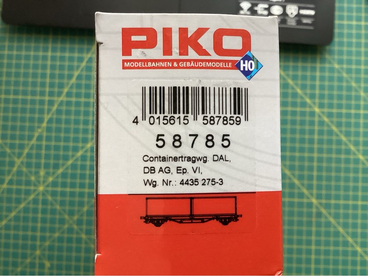 Piko Modelleisenbahnen: Piko 58785 Containerwagen DAL – Gebraucht aus Rudolfstetten von Gwyneth2 1