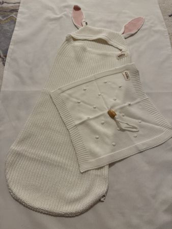 Baby Strick Cocoon Swaddle Set 0–8 Monate