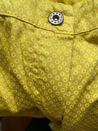 Gelbe Chino Sommerhose Baumwolle Gr. 40/42
