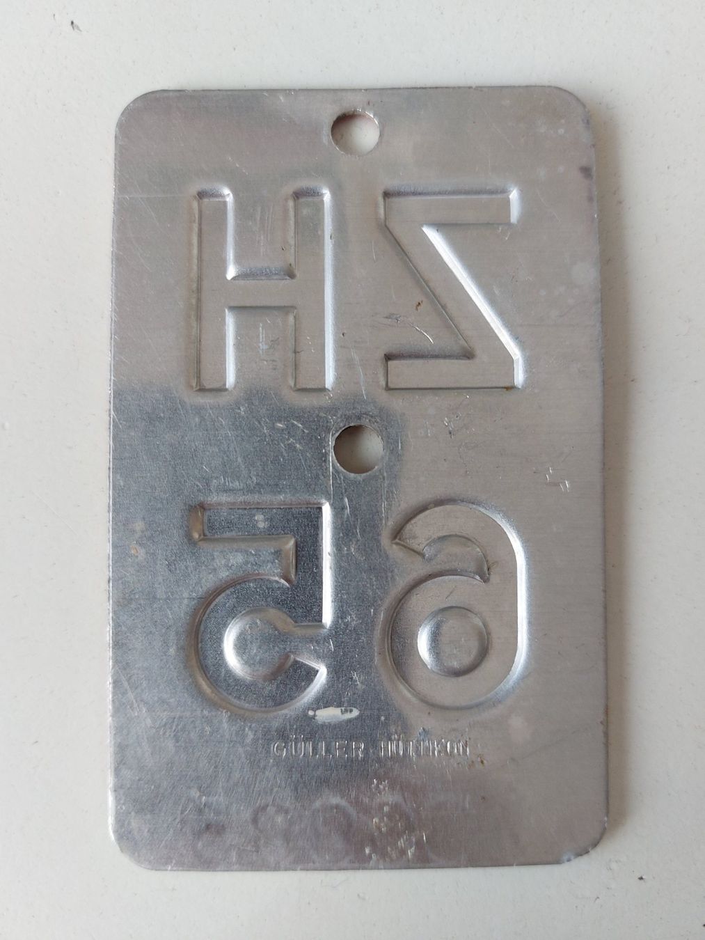 Sachs Insegne: Velonummer ZH 65 plaque Velo – Usato da Schenkon venduto da Uhu007 1
