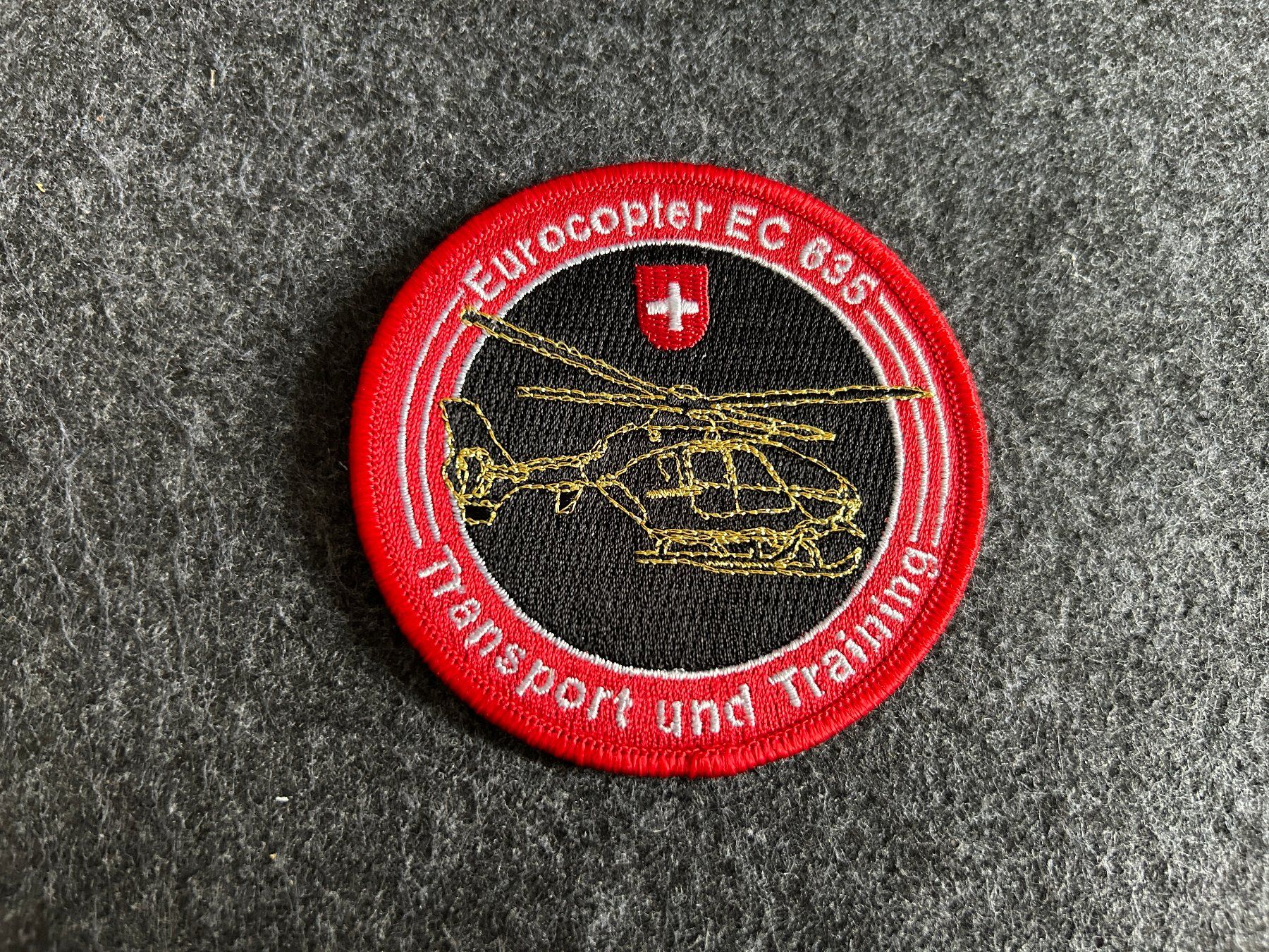 Schweizer Armee Placchette & Badge: Badge, Eurocopter EC 635, Transport und Training – Usato da Berikon venduto da DGC-1995