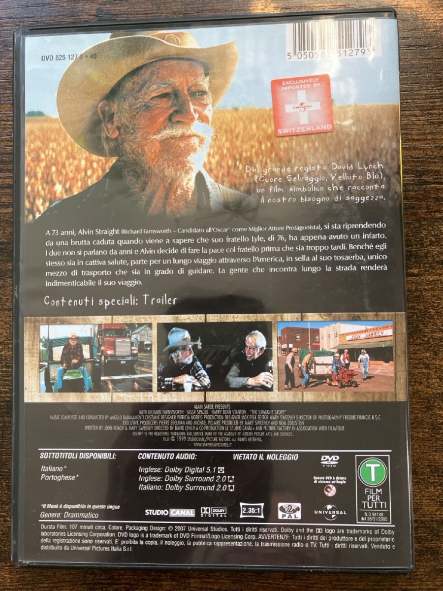 Tutti i DVDs: Una Storia Vera DVD – Usato da Glarus venduto da Jhuber78 1