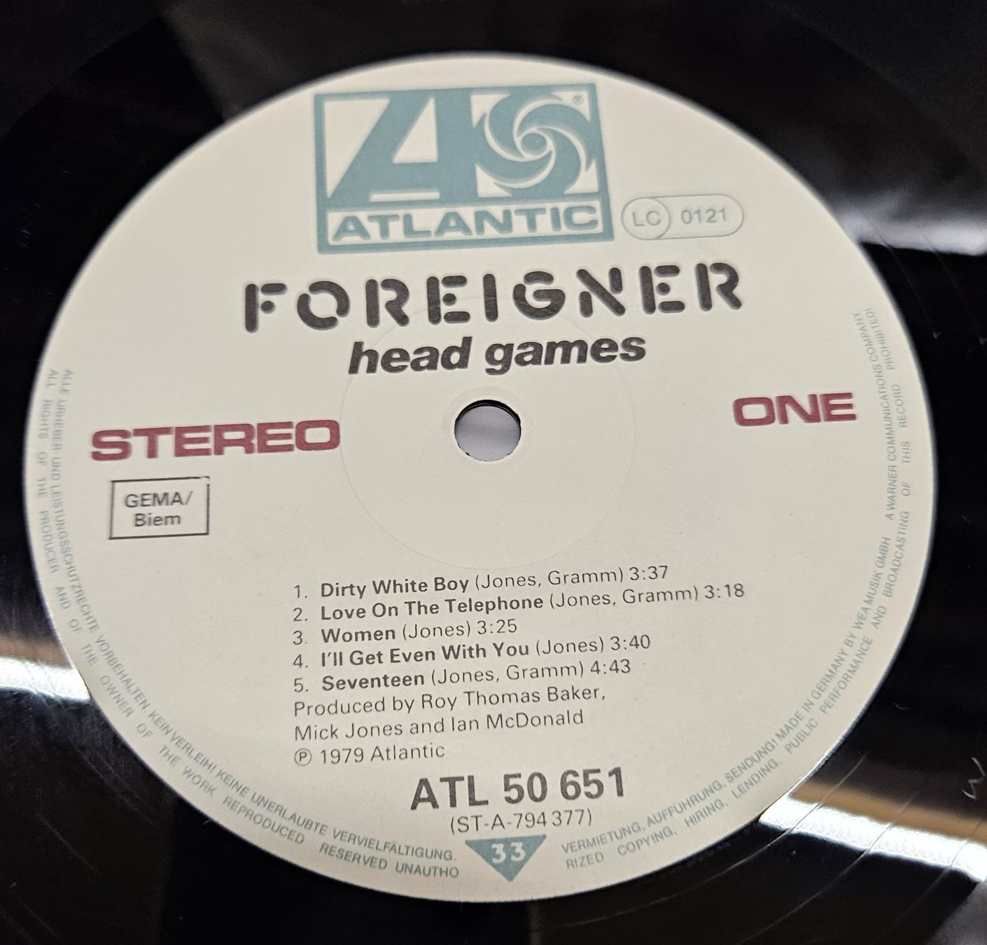 Dischi in vinile: Vinyl Schallplatte Foreigner head games 1979 – Usato da Bertschikon Gossau venduto da simla09 1