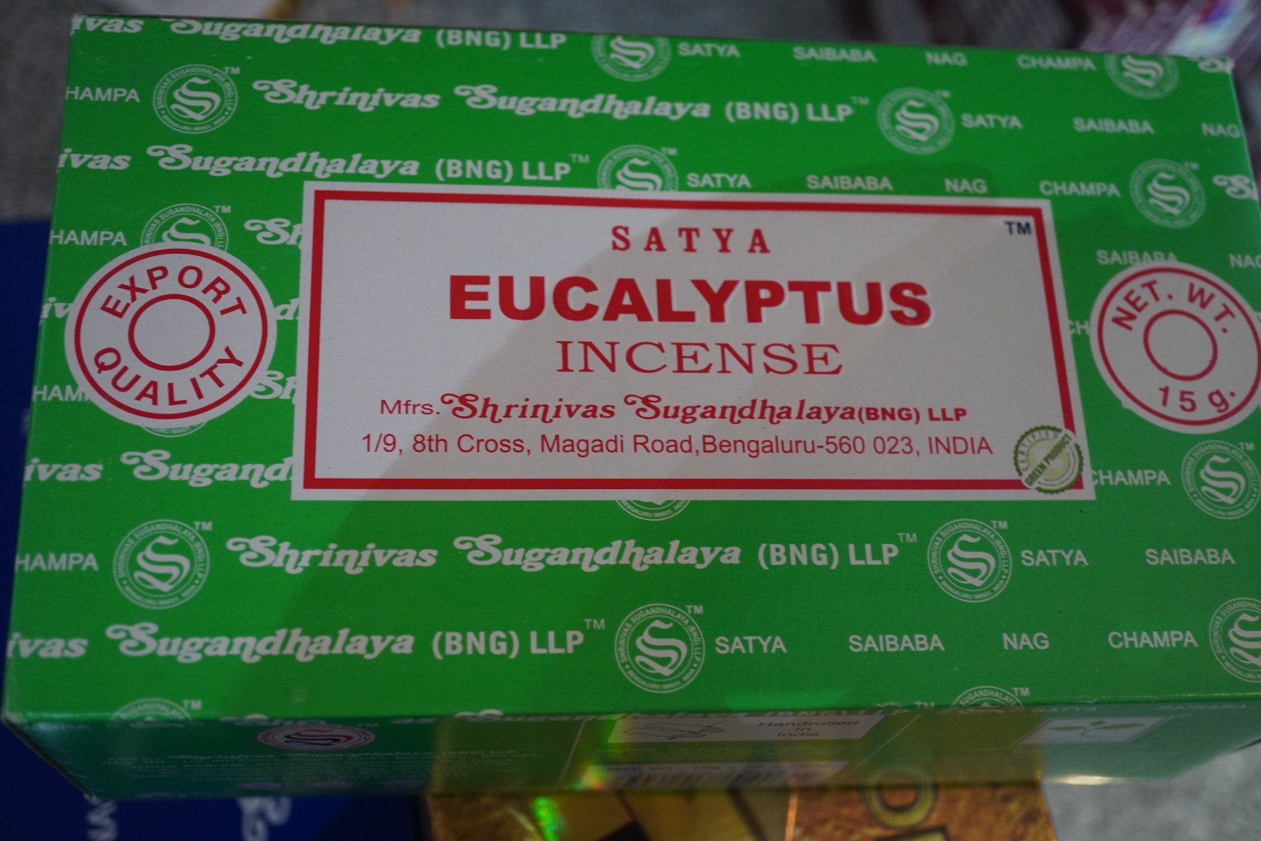 Candele: Nag Champa Eucalyptus   Räucherstäbchen BOX – Nuovo e nell'imballaggio originale da Eschenbach SG venduto da topstone 6