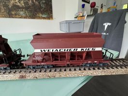 8 Liliput Güterwagen Weiacher Kies