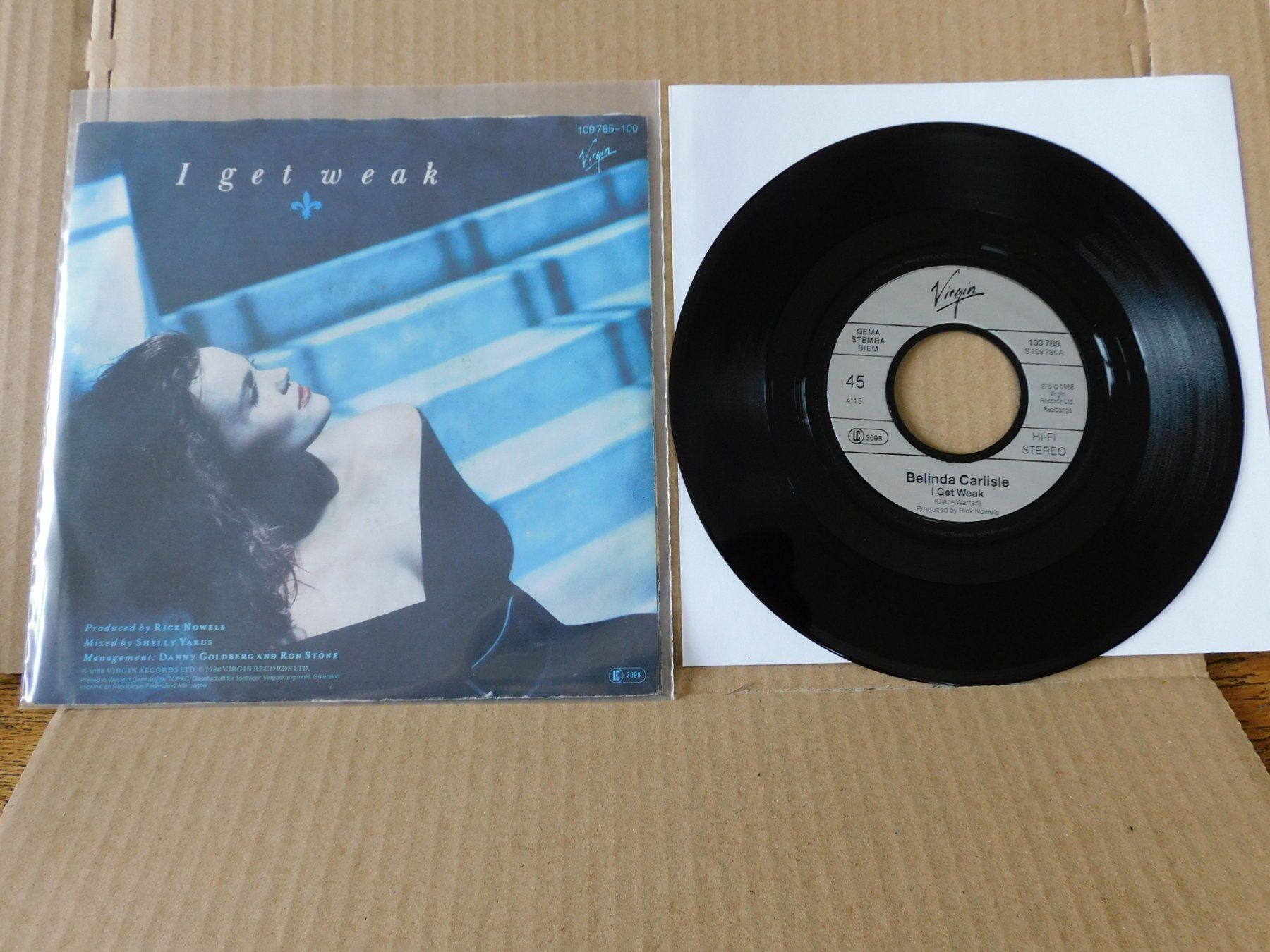 Schallplatten: Belinda Carlisle – I Get Weak – Gebraucht aus Emmenbrücke von lamorak 1