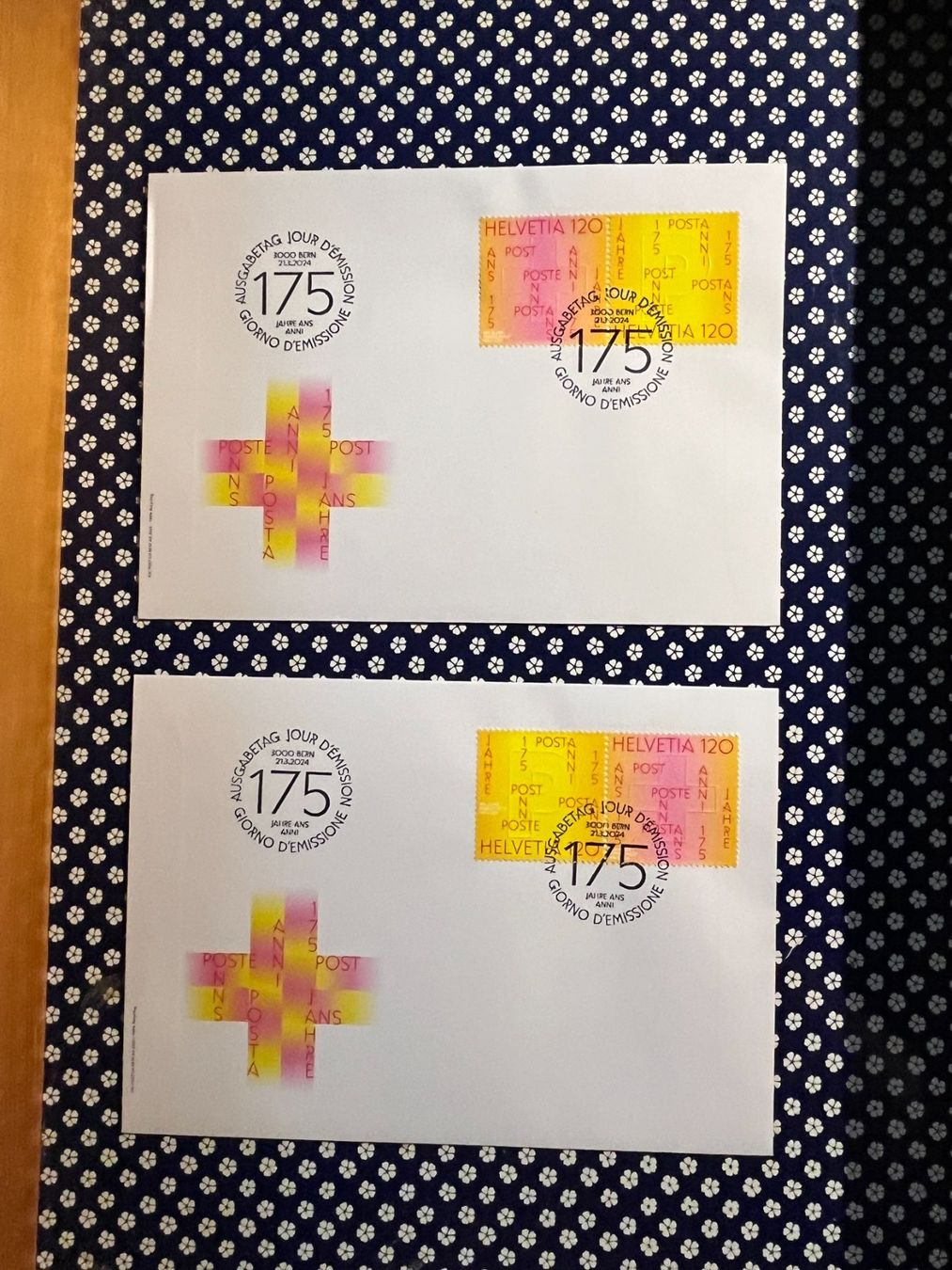 Alle Briefmarken: FDC zusammenhängend 2024 - beide Varianten – Gebraucht aus Arch von seil819
