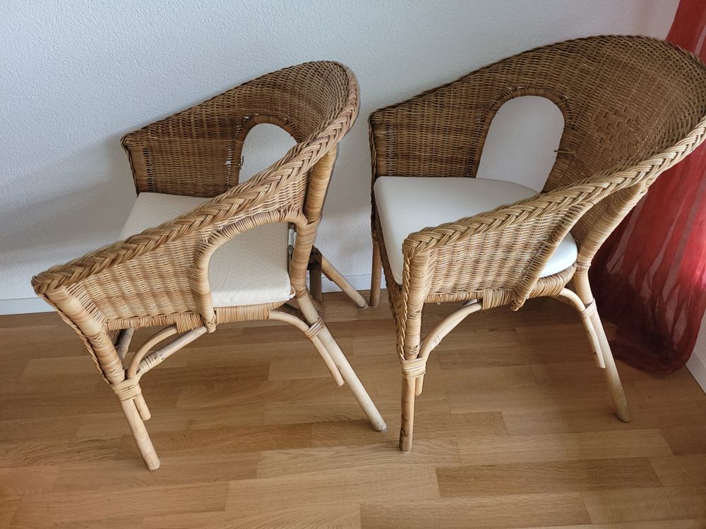 Elegantes Korbstuhle Esszimmer Ikea Bild