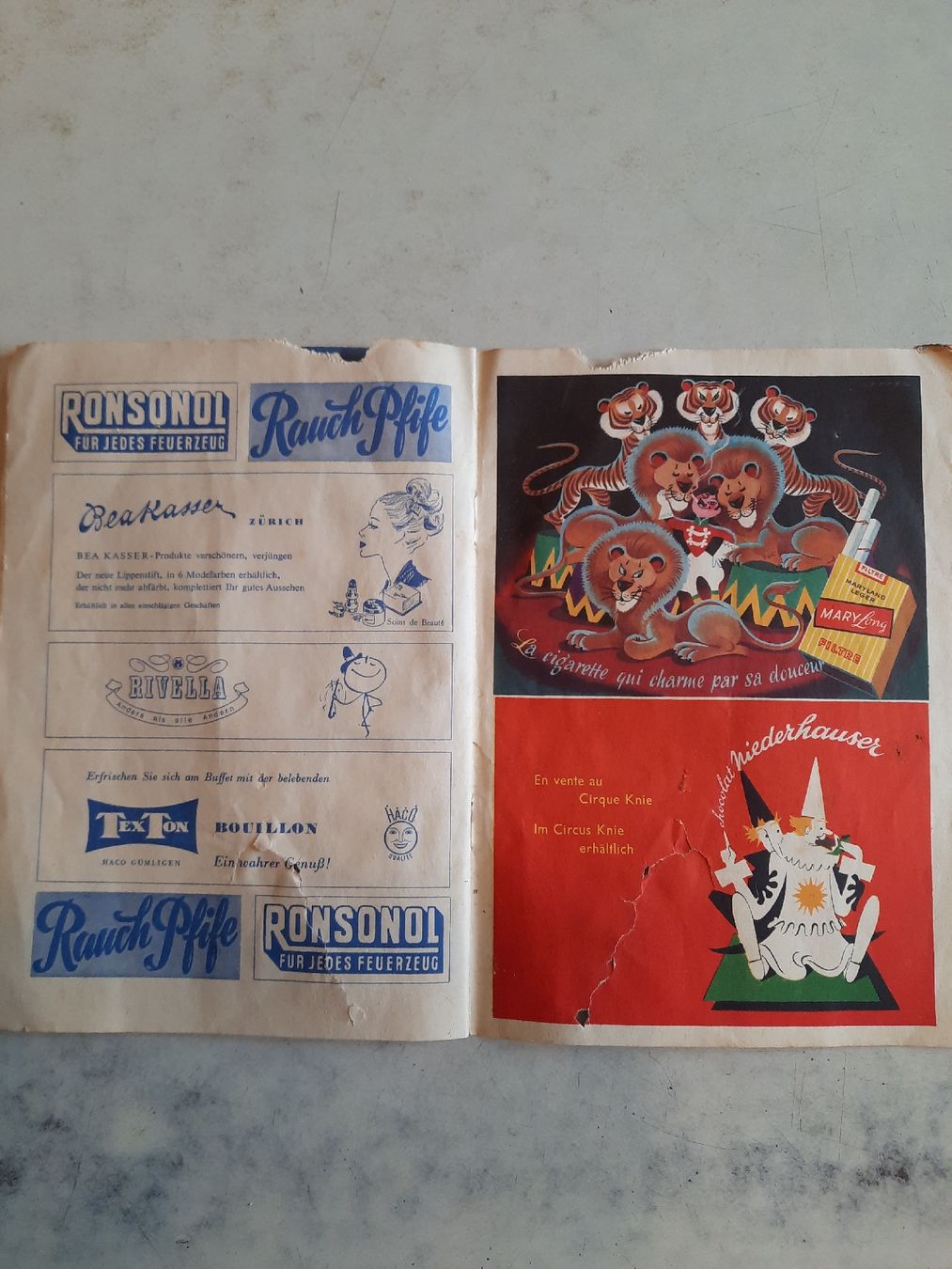 Dokumente: Circus Knie Programmheft 1953 – Gebraucht aus Nottwil von mar_jqm7 8