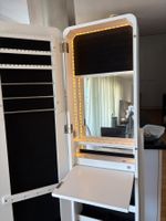 Schmuckschrank mit Ganzkörperspiegel & LED-Beleuchtung