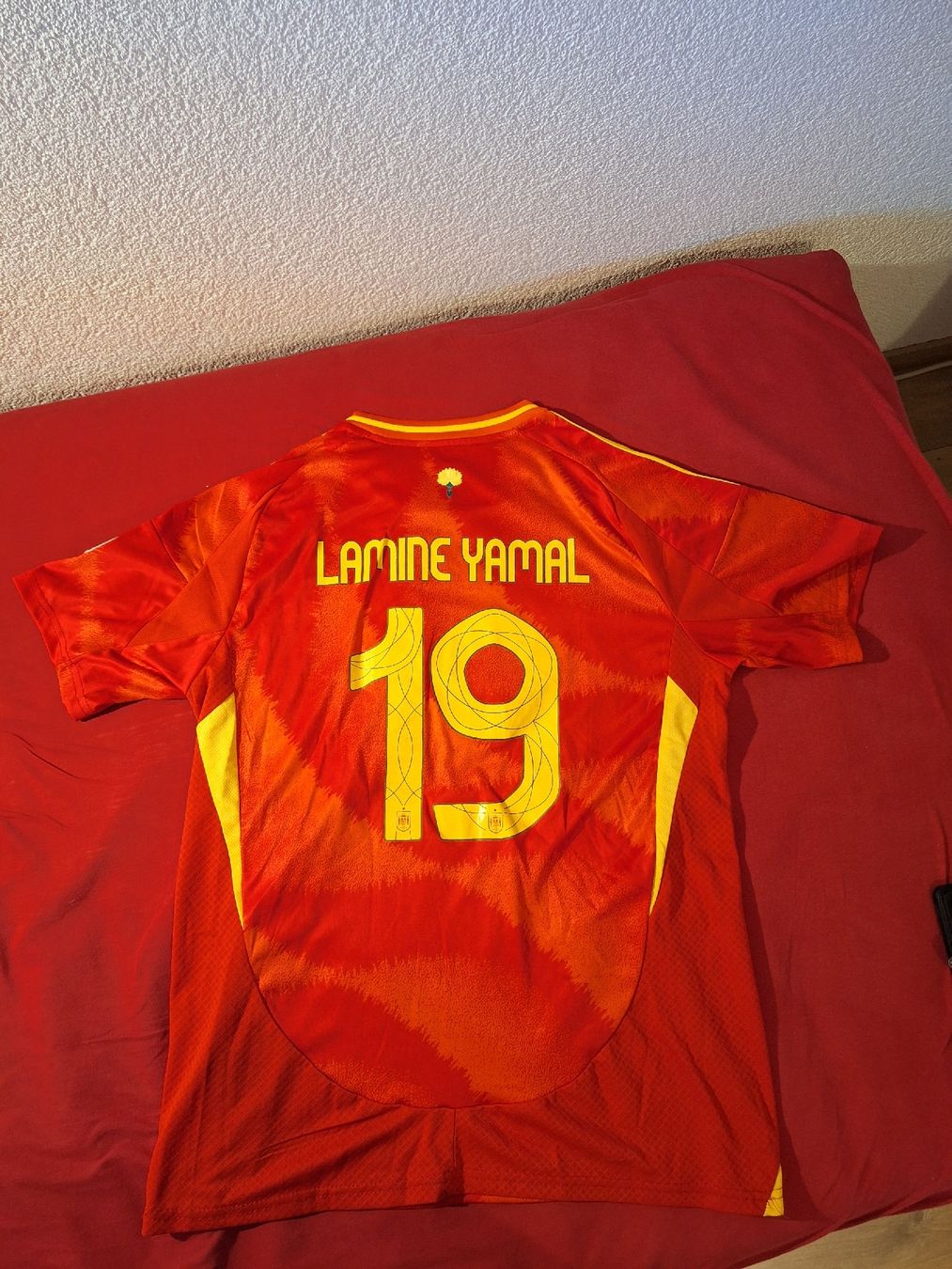 Adidas Canottiere & Pantaloni: Lamine Yamal 19 Trikot Spanien – Usato da Oey venduto da 4132uhu 1