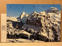 AK von Mürren mit Bergpanorama