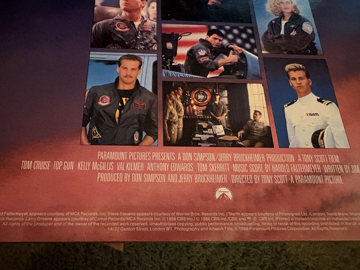 Dischi in vinile: VINYL top gun soundtrack – Usato da Herzogenbuchsee venduto da warrior77 2