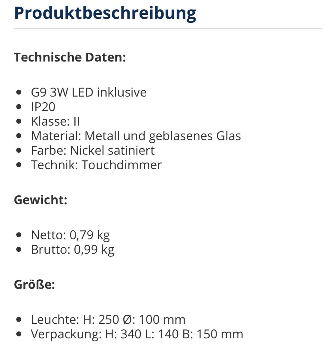 Lampade: 2er Set Fabas LucaTischleuchten – Usato da Villmergen venduto da bubblevintage 2