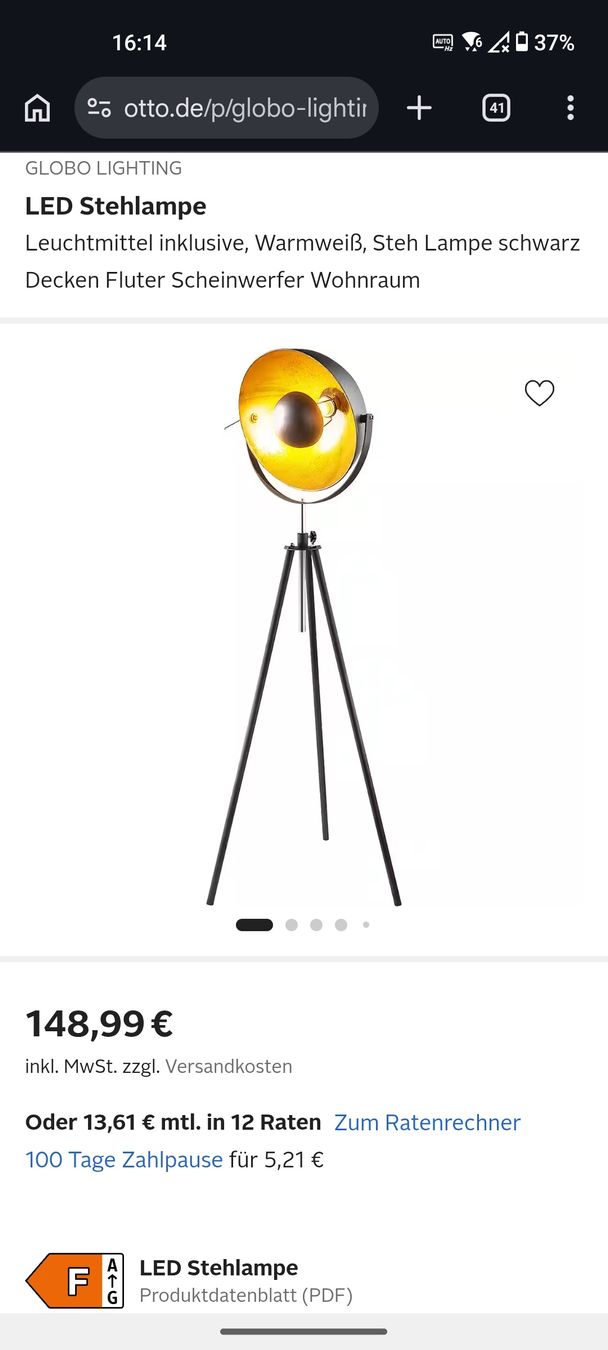 Lampen: LED Stehlampe – Neu (gemäss Beschreibung) aus Muhen von oli92er 7