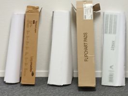 3 Rollen Flipchart-Papier