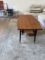 Rattan mid century Scandinavian coffee table