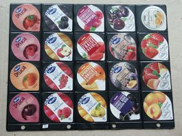 40   verschiedene    Konfitürendeckeli