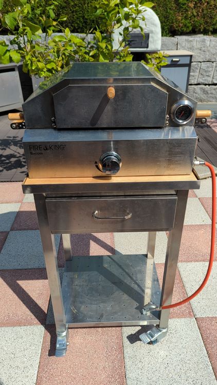 Gas Pizzaofen Fire&King für knusprige Pizzen Kaufen auf Ricardo