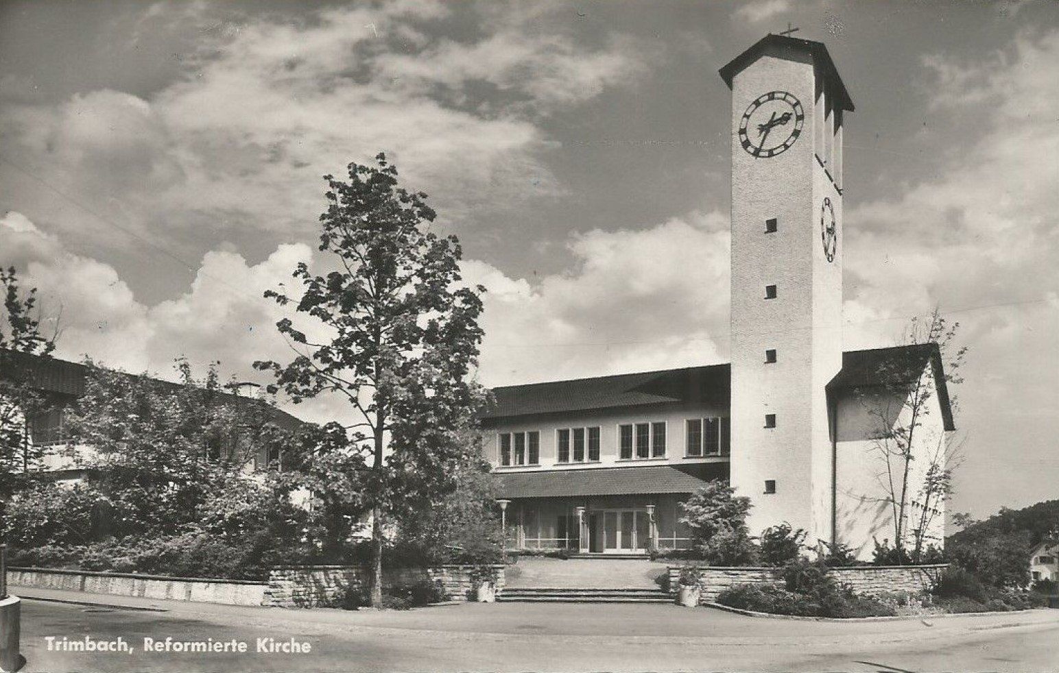 Cartoline postali: Trimbach SO Reformierte Kirche  Nr.11664 , ca.1952 – Usato da Solothurn venduto da Bepposol