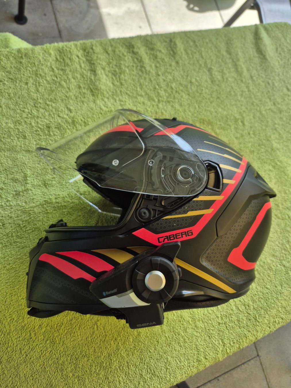 Caschi & visiere: Caberg Avalon Klapphelm Grösse S mit Bluetooth-Headset – Usato da Winterthur venduto da lotti1978 1