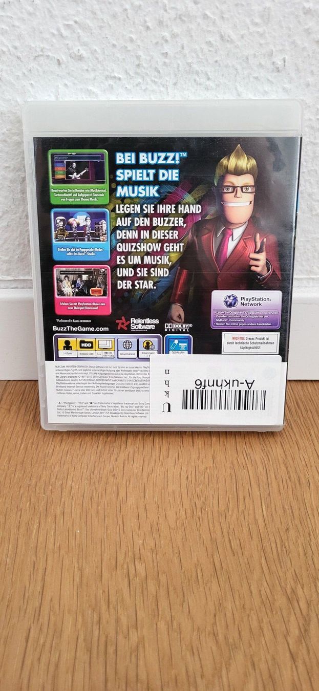 Sony Giochi: PS 3 - Buzz! Das Ultimative Musik Quiz – Usato da Münsingen venduto da DigitaleSpielecke 1