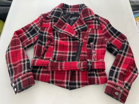 Damen -übergangsjacke  ca gr 38/40, rot caro ,kurz ,Morgan