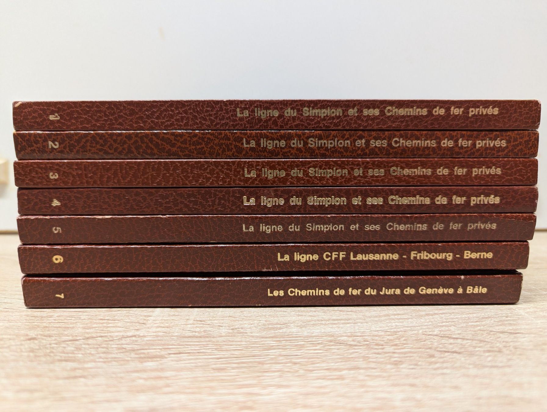 Libri: 7 volumes de chemins de fer. – Usato da montcherand venduto da Niollu 5