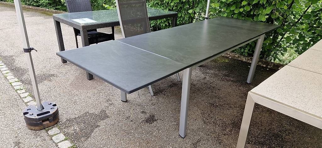 Tavoli: Gartentisch neu mit 2 Verlängerungplatte – Nuovo e nell'imballaggio originale da Lützelflüh-Goldb venduto da Rampenverkauf_72_ 2