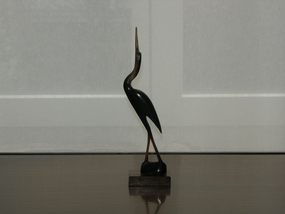 Ratuor 3D-Wandskulptur 'Reiher' Aus Metall – 40,6 X 30 Cm, Natur-Motiv, Einfach Zu Montieren