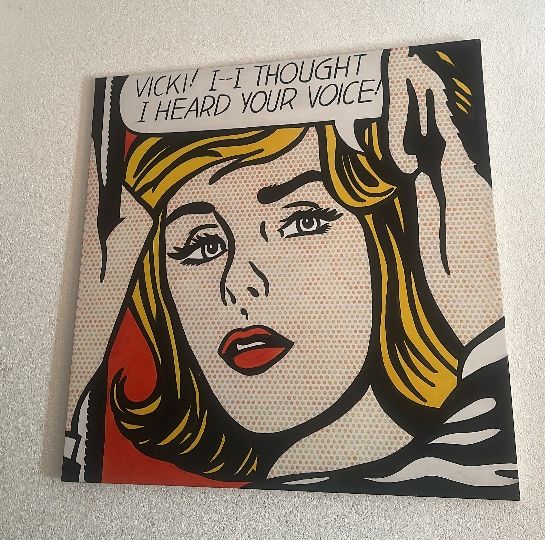 Gemälde: Tableau Pop Art Style Lichtenstein XL- 'Vicki !' Unique – Neu (gemäss Beschreibung) aus Massongex von SwissDistributor