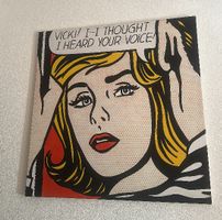 Tableau Pop Art Style Lichtenstein XL- 'Vicki !' Unique