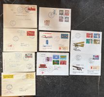 LOT : 9 Briefe Flugpost / Sonderflug / 1. Flug / FDC