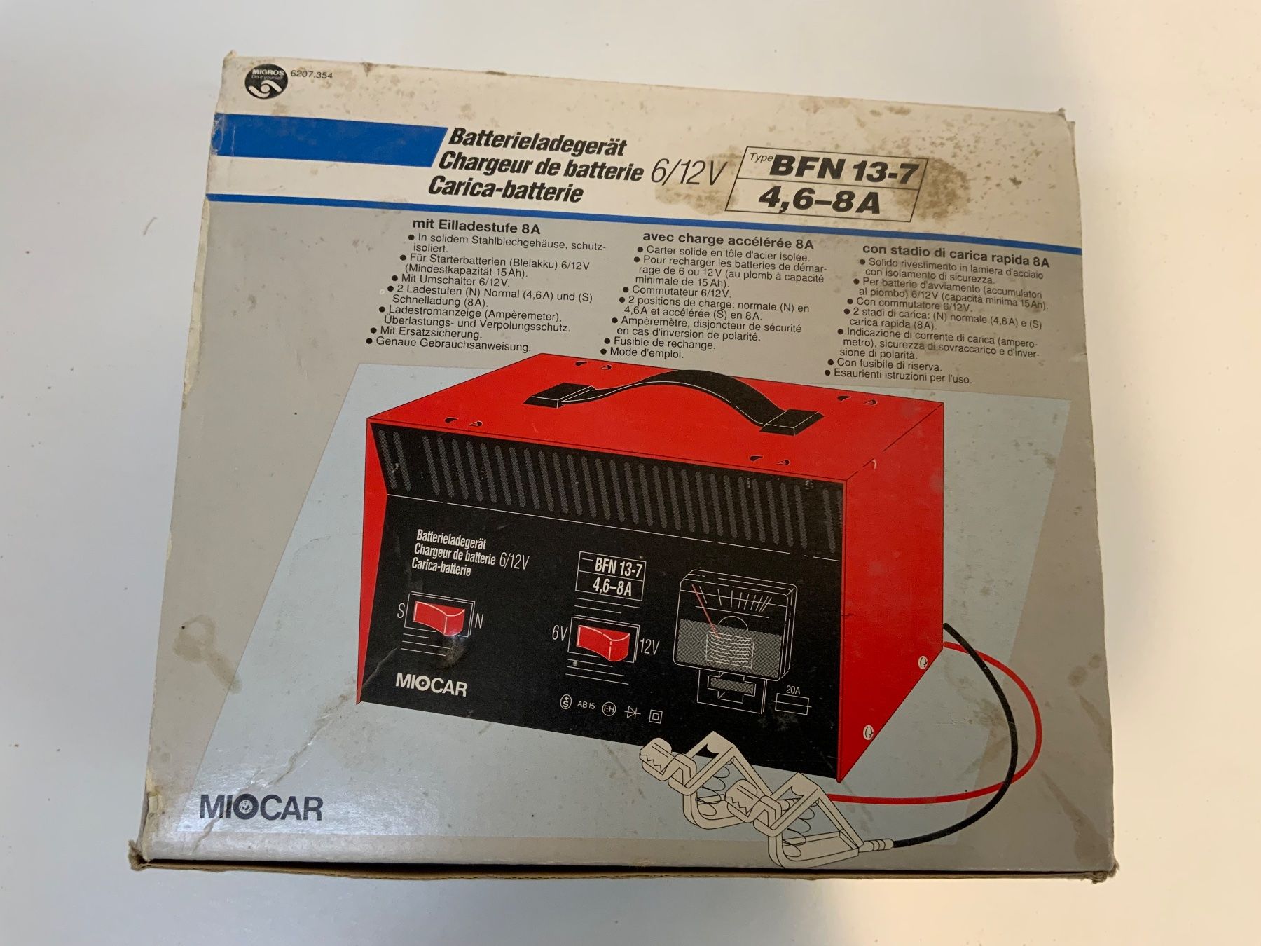 Einhell Caricabatterie: Einhell Miocar Batterieladegerät BFN13-7 Lot 5 – Nuovo e nell'imballaggio originale da Eiken venduto da renee66 1